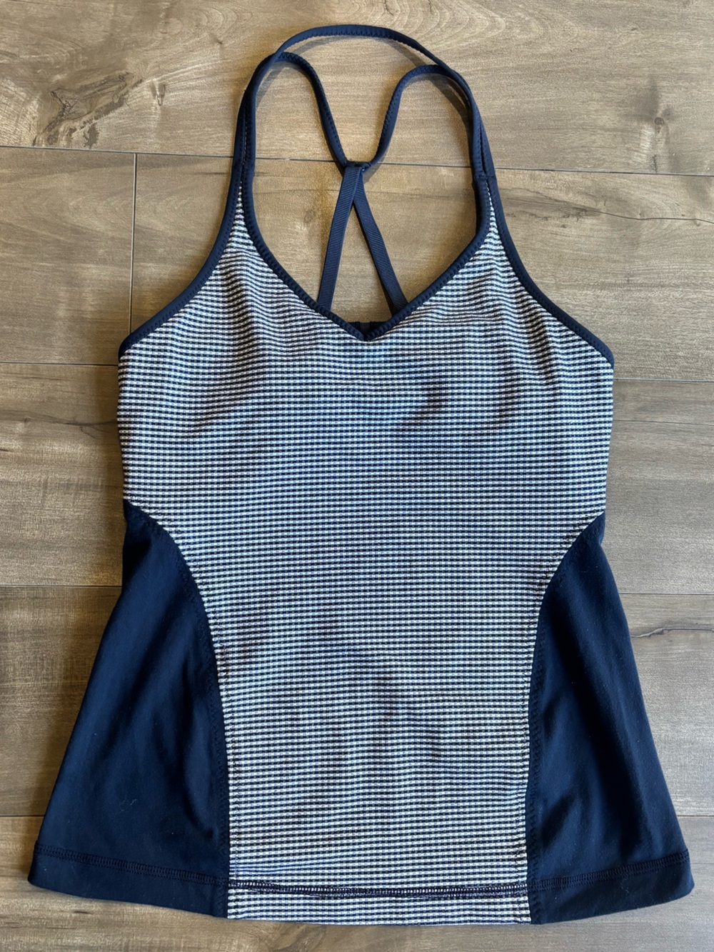 Lululemon Inkwell Surya Tank Top Striped Multi Strap Size 4